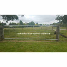 Puerta de granja de acero rural galvanizado de esgrima para ganado